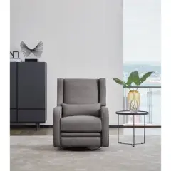 Westwood Design Elsa Manual Swivel Glider Harbor - Gray
