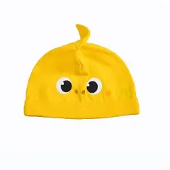 Nickelodeon Baby Girl's Baby Shark Brooklyn Graphic Printed Short Sleeve Creeper with Cap Set for infant