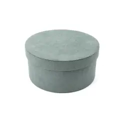 Large Velvet Storage Box Teal - Bullseye's Playground&trade;