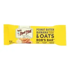 Bob's Red Mill Peanut Butter Banana & Oats Bars - Case of 12/1.76 oz