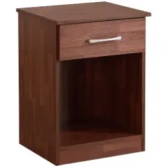 Passion Furniture Lindsey 1-Drawer Nightstand (24 in. H x 16 in. W x 18 in. D)
