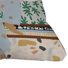 Alja Horvat There Is Always Sunshine Outdoor Throw Pillow Orange - Deny Designs