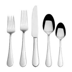 Wallace 20pc Hunter Flatware Set: 18/0 Stainless Steel, Service for 4, Dishwasher-Safe, Traditional Style, Silver