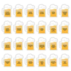 Big Dot of Happiness Drink If Game - Cheers and Beers Happy Birthday - Birthday Party Game - 24 Count