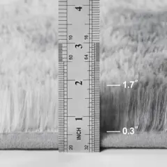 Itopfox Large Shag Area Rug, Tie-Dyed Plush Fuzzy Rug for Living Room, Ultra Soft Fluffy Furry Rug for Bedroom, Indoor Carpet Nursery Rug Home Decor