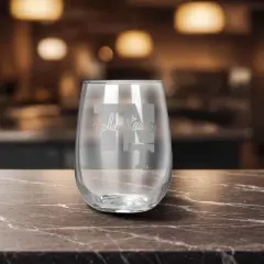 NCAA Tennessee Volunteers The Vino Stemless 17oz Wine Glass - Clear