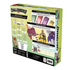 Asmodee Challengers Board Game: Social Skills, Creative Thinking, Problem Solving, 1-8 Players, Includes Cards & Tokens
