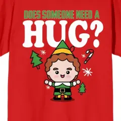 Elf Need A Hug Women's Red T-shirt