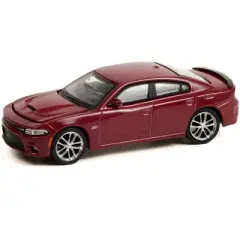 2017 Dodge Charger R/T Scat Pack Octane Red Metallic "Greenlight Muscle" Series 26 1/64 Diecast Model Car by Greenlight