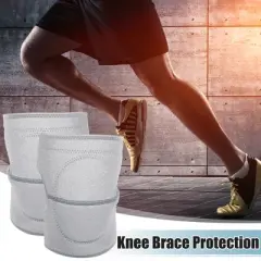 Unique Bargains Knee Brace Protection Nylon Knee Pads Soft Breathable Knee Support Knee Brace for Sport Gym 1 Pair