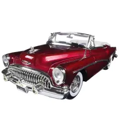 1953 Buick Skylark Burgundy 1/18 Diecast Model Car by Motormax