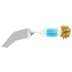 Skadu Power Scrubber Attachment Kit with Bottle Brush and Copper Scrubber, White