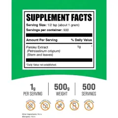 BulkSupplements Parsley Extract Powder