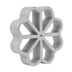 O'Creme Rosette-Iron Mold, Cast Aluminum Large Floral Shape