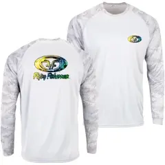 Flying Fisherman Mahi Skin Performance Long Sleeve T-Shirt - White