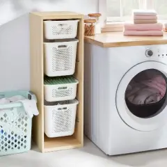 Tall Sliding Bin Cube Natural - Brightroom&trade;