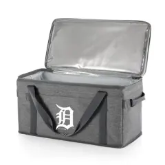 MLB Detroit Tigers 64 Can Collapsible Cooler - Heathered Gray