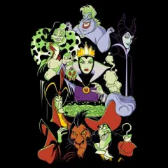 Men's Disney Villains Group Shot T-Shirt