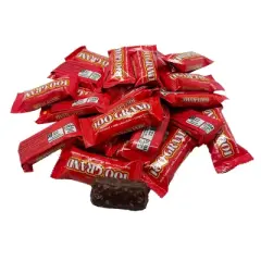 100 Grand Fun Size Candy Bars &ndash; Crispy, Chewy, Chocolate-Covered Candy - Available in 1, 2, 3, and 5 Pound Resealable Bags