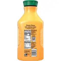 Simply Beverages Orange Pulp Free Juice with Calcium and Vitamin D - 76 fl oz