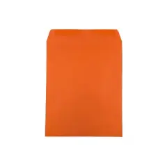 JAM Paper 10 x 13 Open End Catalog Colored Envelopes Orange Recycled 50/Pack (87766i) 87766I