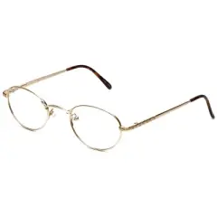 Calabria FL-90 Antique-Brown Eyeglasses :: Custom Left & Right Lens