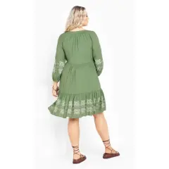 Women's Plus Size DRESS LADY LUXE EMB | AVEOLOGY