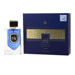Lattafa Liam Blue Shine By Lattafa Unisex Pepper, Bergamot, Sea Notes, Rosemary, Amber  Eau De Parfum Spray 3.4 Oz