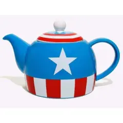 Seven20 Marvel Captain America 36 Ounce Ceramic Teapot
