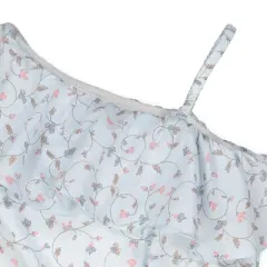 Hope & Henry Girls' One Shoulder Flounce Romper, Kids