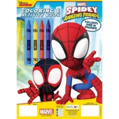 Spidey & His Amazing Friends Coloring Book with Crayons