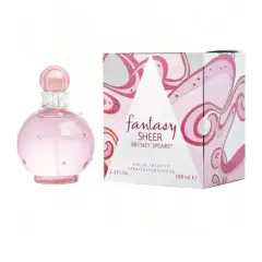 Fantasy Sheer Britney Spears By Britney Spears Women Lily-Of-The-Valley, Water Lily, Iris, White Musk, Cupcake Edt Spray 3.4 Oz
