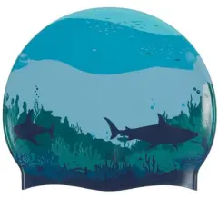 Sporti Sharkies Silicone Swim Cap