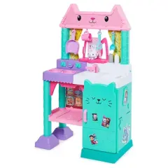 Gabby&rsquo;s Dollhouse, Cakey Kitchen Set for Kids with Play Kitchen Accessories, Play Food, Sounds, Music and Kids Toys for Girls and Boys Ages 3 and Up