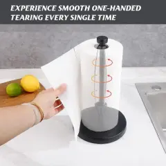 SetSail Paper Towel Holder Countertop, One-Handed Tear Paper Towel