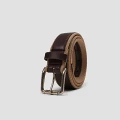 Men's Khaki Fabric with Overlay Belt - Goodfellow & Co&trade; Brown