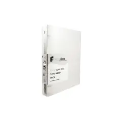 JAM Paper Plastic 1" 3-Ring Binder Clear 751T1CL