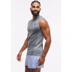 Peloton Men's Seamless Muscle Tank, Black