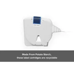 Zebra ZSB Series Mailing Labels - Potato Starch-Based, Recyclable Label Cartridge - Versatile, Cloud-Based Adhesive Labels for Printer - 2.25x4"