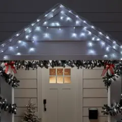 70ct LED Christmas Icicle Lights with White Wire - Wondershop&trade;