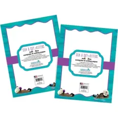 Barker Creek 100ct Computer Paper - Otters: Multicolor Stationery, 8.5 x 11 Inch Printer Paper, 60 lb, 90 Brightness