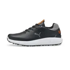 Puma Men's Ignite Articulate Leather Golf Shoes - Black/Silver