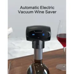 Electric Wine Stopper, Automatic Wine Vacuum Pump & Sealer, Reusable Wine Bottle Stopper Cork Saver Plug