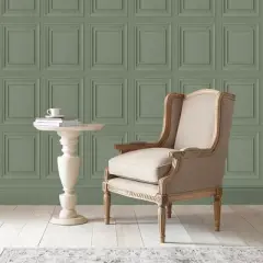 Laura Ashley Redbrook Wood Panel Sage Wallpaper