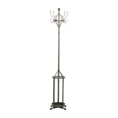 Industrial Iron Coat Rack Black - Olivia & May