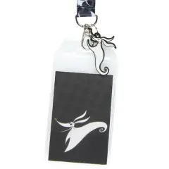 Nightmare Before Christmas ID Badge Holder Breakaway Lanyard w/ 2"  Zero Charm