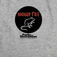 Women's Parks and Recmouse Rat Circle Sleeveless Crop Top Tank