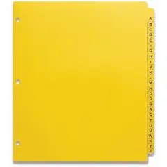 Avery Dividers A-Z Extra-Wide 9-1/20"W x 11-1/20"L 26/Set YW 23081