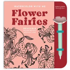 Watercolor with Me: Flower Fairies - by  Sarah Simon (Spiral Bound)