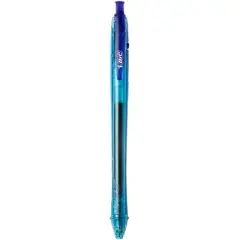 BIC Ecolutions Ocean-Bound Plastic Gel Pens, Medium Point (1.0mm), 12-Count Pack, Retractable Pens Made from 78% Ocean-Bound Recycled Plastic Excluding Ink Cartridge